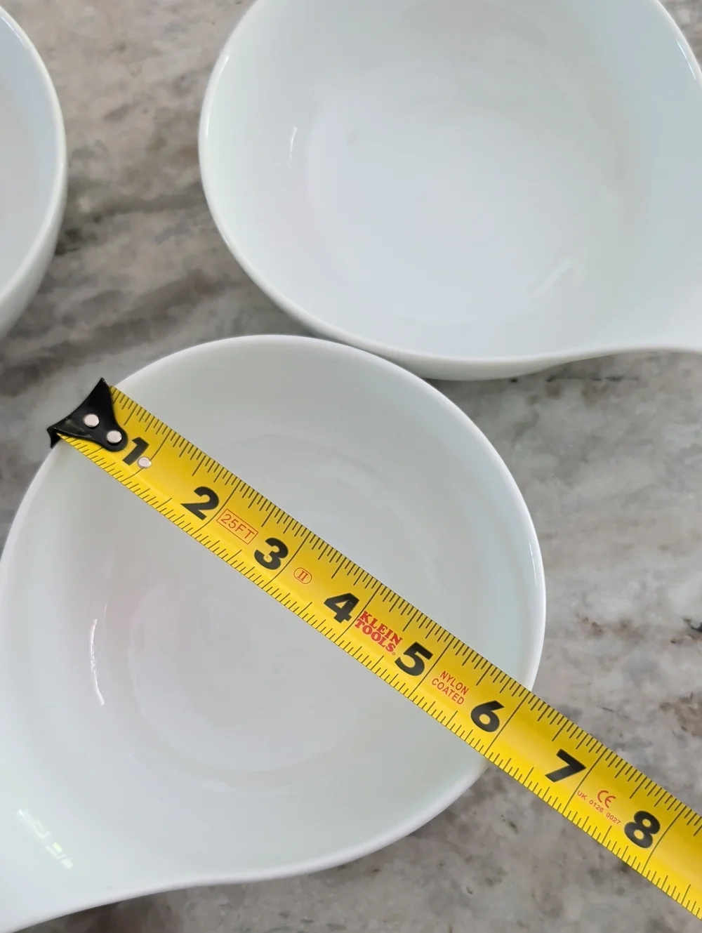 Pottery Barn Great White Lugged Swoop Handled Bowls